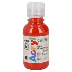 Acrylfarbe, Zinnoberrot, 125 Ml