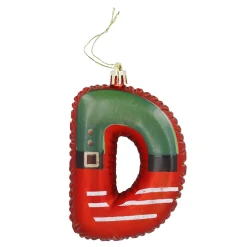 Anhänger Buchstabe, D/rot, 10 Cm