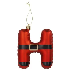 Anhänger Buchstabe, H/rot, 10 Cm