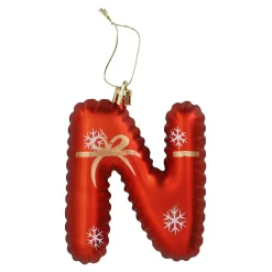 Anhänger Buchstabe, N/rot, 10 Cm