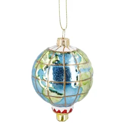 Anhänger Fancy, Bunt, Ballon-Globus, 9.5 Cm