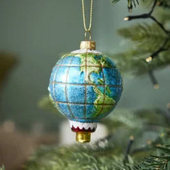 Anhänger Fancy, Bunt, Ballon-Globus, 9.5 Cm