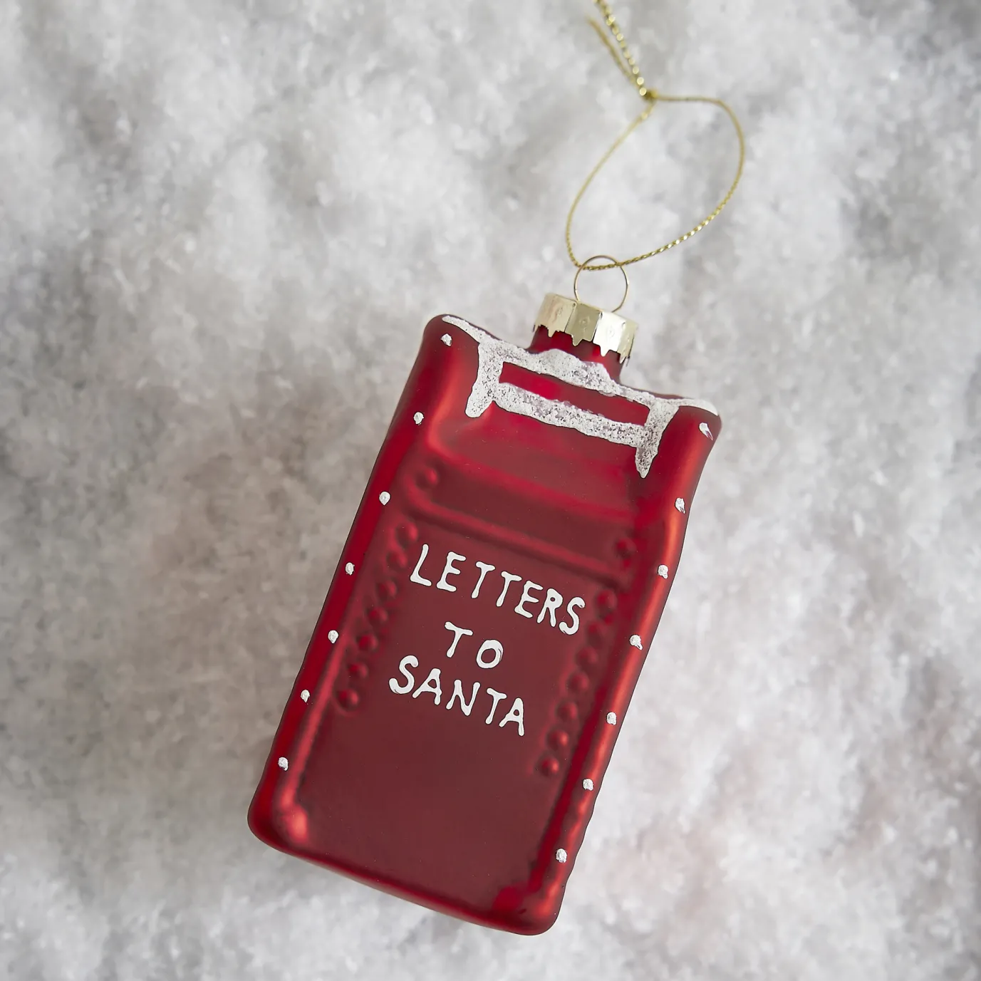 Anhänger Fancy, Bunt, Briefkasten/rot, 10.5 Cm