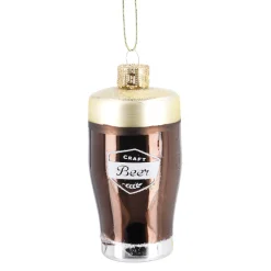 Anhänger Fancy, Bunt, Craftbeer/braun, 10 Cm