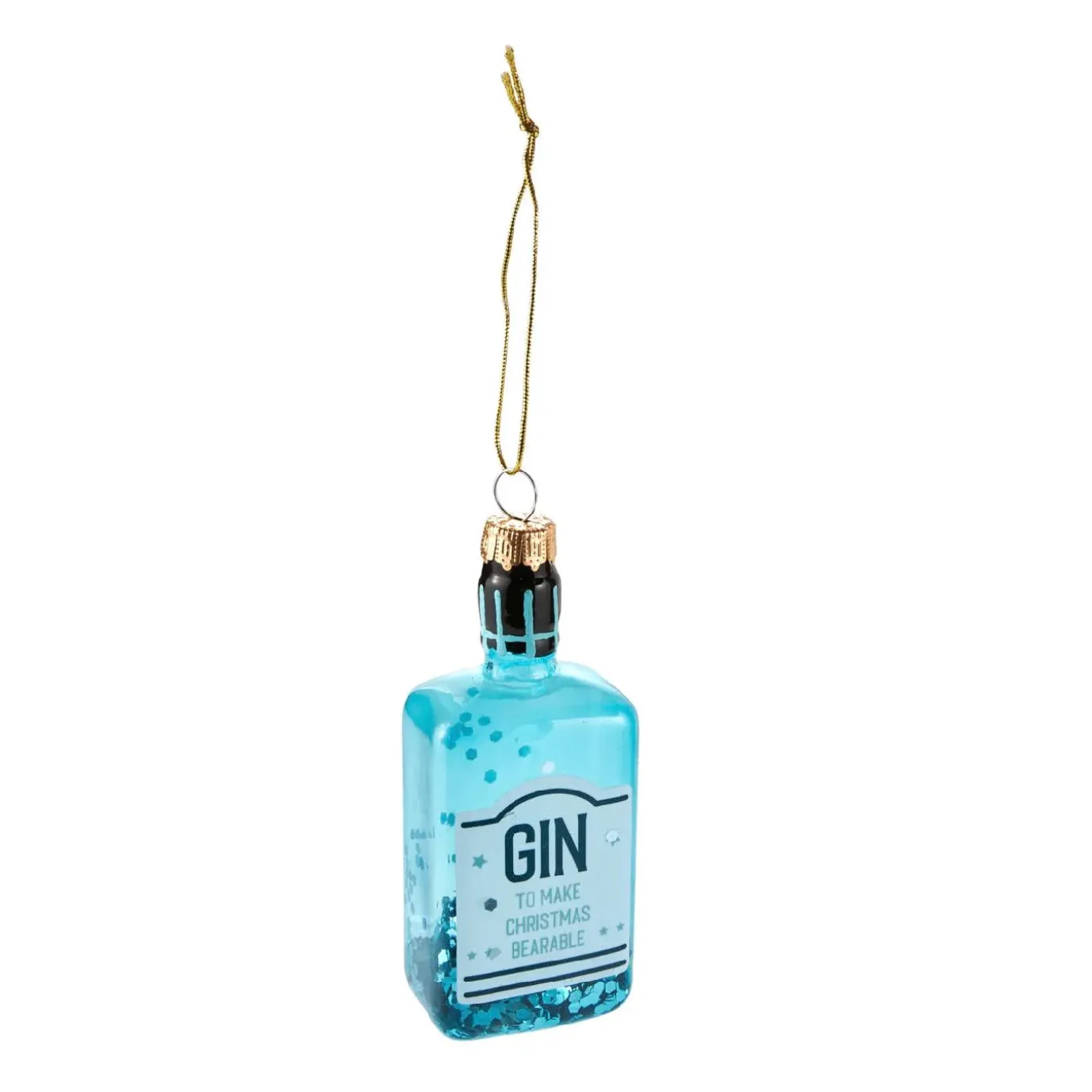 Anhänger Fancy, Bunt, Gin/blau, 11 Cm