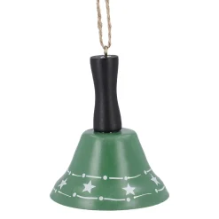 Anhänger Glöckchen, Grün, 6.5 X 7.5 Cm