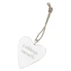 Anhänger Herz, Lieblingsmensch/weiß, 7.5 Cm