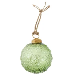 Anhänger Ornament, Kugel/grün, 7 Cm