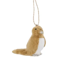 Anhänger Vogel, Hellbraun/links, 8.5 Cm