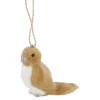 Anhänger Vogel, Hellbraun/rechts, 8.5 Cm