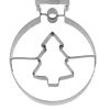 Ausstechform Kugel/Tannenbaum, 6 Cm