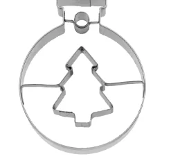 Ausstechform Kugel/Tannenbaum, 6 Cm