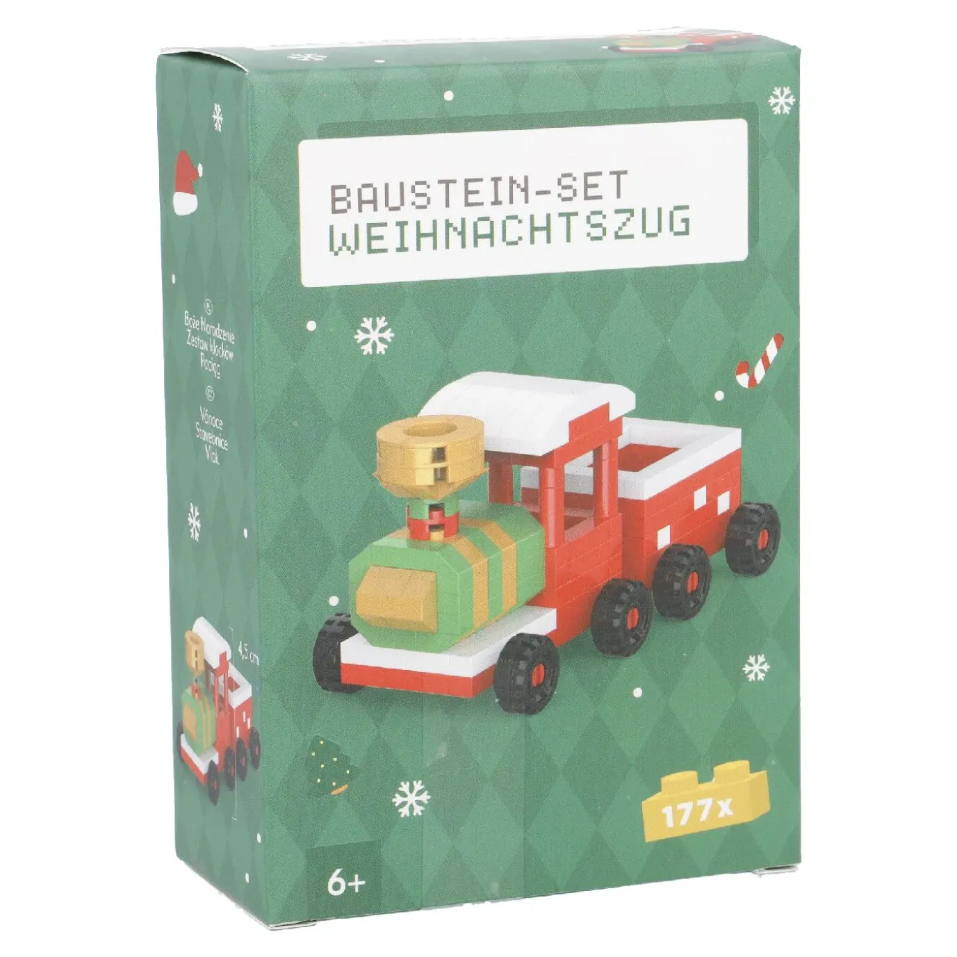 Bausteine-Set 3D, Xmas/Zug, Klein