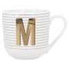 Becher Buchstabe/Streifen, M, 450 Ml