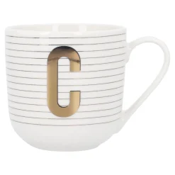 Becher Buchstabe/Streifen, C, 450 Ml