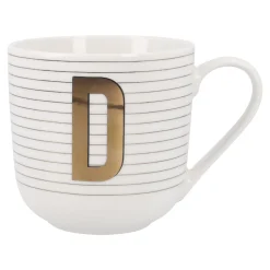 Becher Buchstabe/Streifen, D, 450 Ml