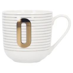 Becher Buchstabe/Streifen, O, 450 Ml