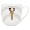 Becher Buchstabe/Streifen, Y, 450 Ml