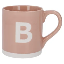 Becher Buchstabe/Uni, B/rosa, 440 Ml