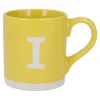 Becher Buchstabe/Uni, I/gelb, 440 Ml