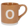 Becher Buchstabe/Uni, O/orange, 440 Ml
