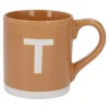 Becher Buchstabe/Uni, T/orange, 440 Ml