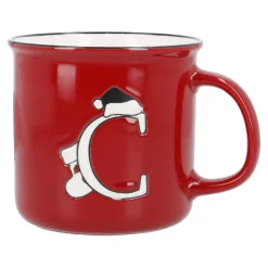 Becher Buchstabe/Weihnachten, C/weiß, 540 Ml