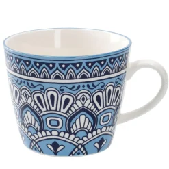 Becher China, Blau/hellblau, 300 Ml