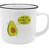 Becher Emaille-Optik, Avocado, 350 Ml