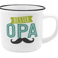 Becher Emaille-Optik, Opa, 350 Ml
