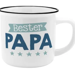 Becher Emaille-Optik, Papa, 350 Ml