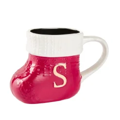 Becher Stiefel Mit Buchstabe, S/rot, 400 Ml