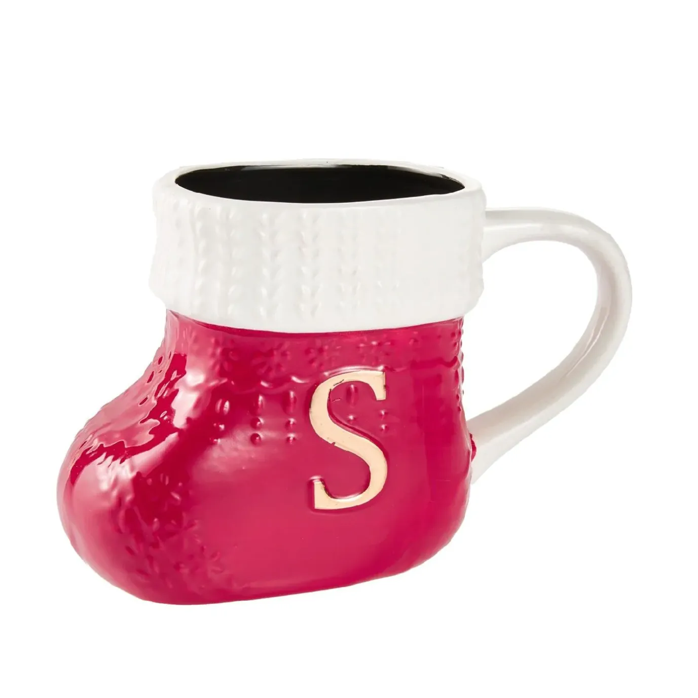 Becher Stiefel Mit Buchstabe, S/rot, 400 Ml