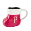 Becher Stiefel Mit Buchstabe, P/rot, 400 Ml