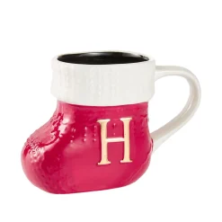 Becher Stiefel Mit Buchstabe, H/rot, 400 Ml
