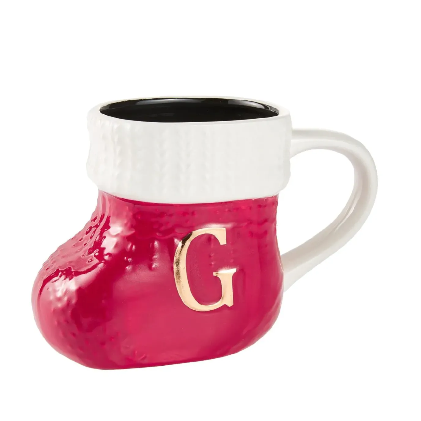 Becher Stiefel Mit Buchstabe, G/rot, 400 Ml