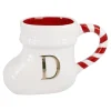 Becher Stiefel Mit Buchstabe, D/weiß, 400 Ml