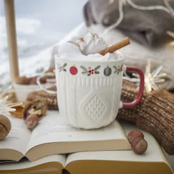 Becher Strick, Kugeln, 350 Ml