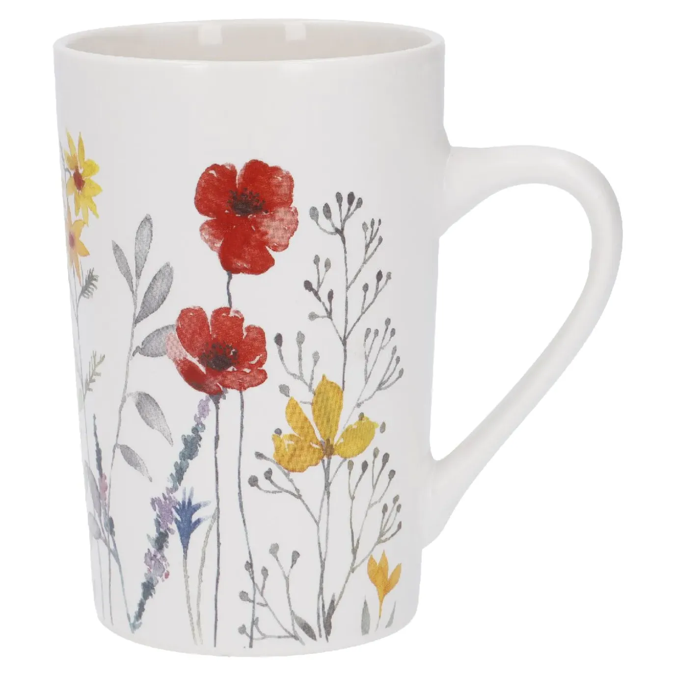 Becher Wildblumen, Rot, 360 Ml