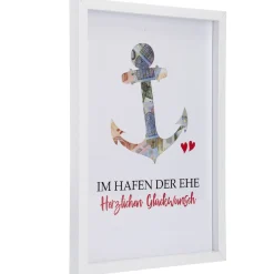 Bilderrahmen Geldgeschenk, Anker, 20 X 30 Cm