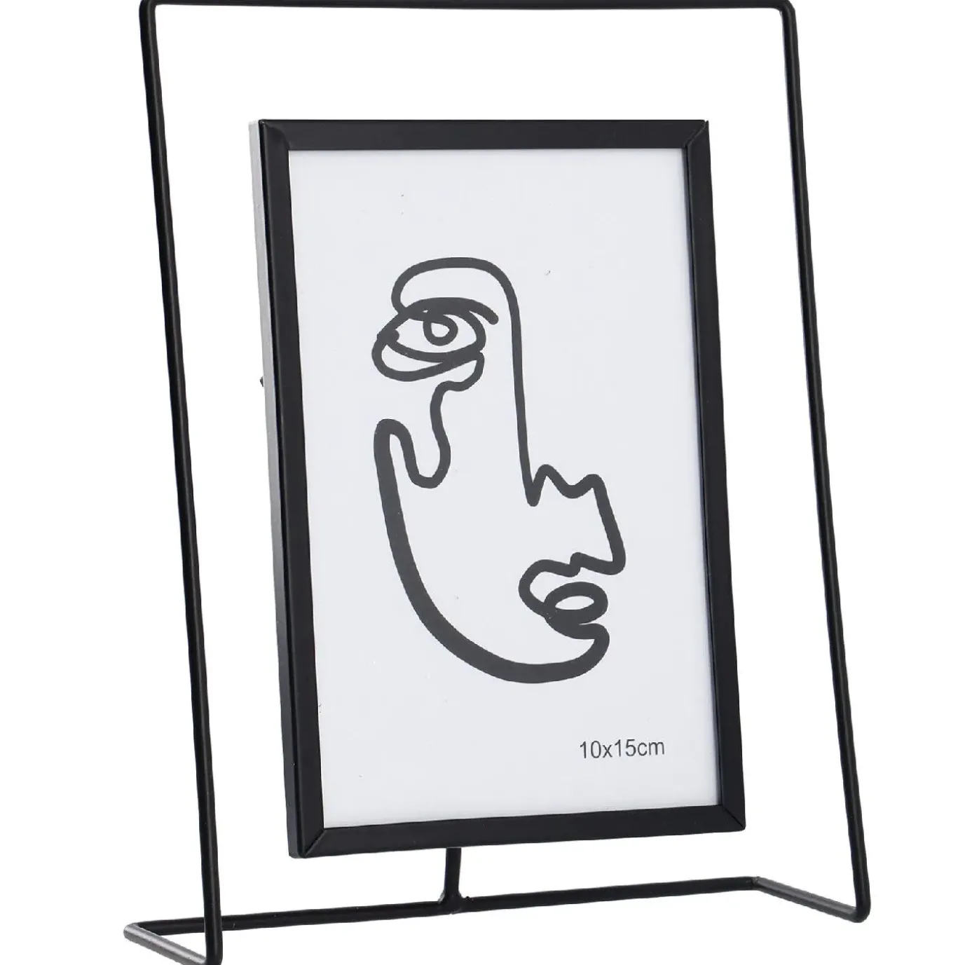 Bilderrahmen Metall, Schwarz, 10 X 15 Cm