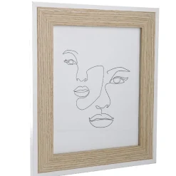 Bilderrahmen Natur, Natur/weiß, 20 X 25 Cm