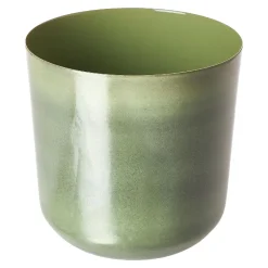 Blumentopf Antik, Glänzend/grün, 15.5 Cm