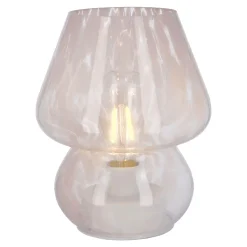 Deko-Lampe Sprenkel, Rosa, 18.5 Cm