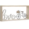 Deko-Objekt Fahrrad, Love, 32.5 Cm