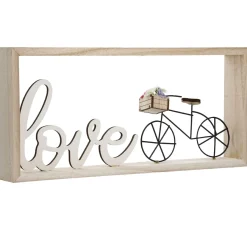 Deko-Objekt Fahrrad, Love, 32.5 Cm