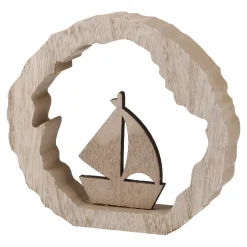 Deko-Objekt Maritim, Boot, 12 Cm