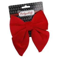 Deko-Schleife, Rot, 13 Cm