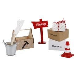 Deko-Set Für Wichteltür, Umzug