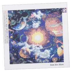 Diamond Painting, Planeten, 30 X 30 Cm